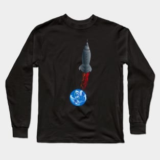 Spaceship Long Sleeve T-Shirt